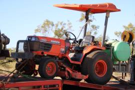 Wood Chipper on Trailer